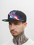 Бейсболка MITCHELL NESS арт. 6HSSSH22087-NYABLCK New York Rangers NHL (черный)